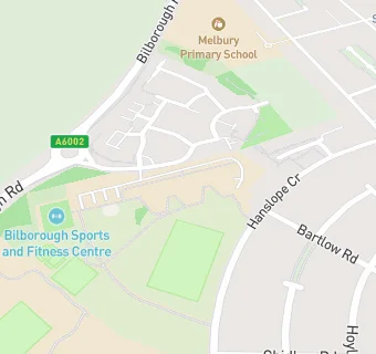 map for Bilborough College