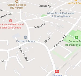 map for Charnwood House Residential Home