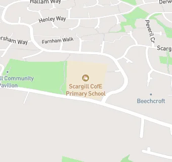 map for Scargill CofE Primary School