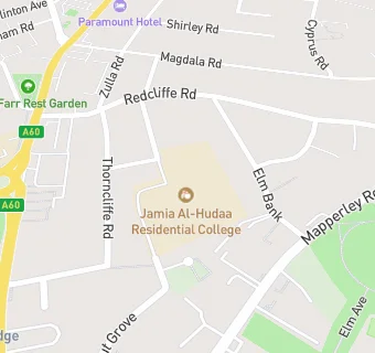 map for Jamia Al-Hudaa Residential College