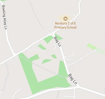 map for Norbury Church Of England School