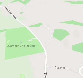 map for Quarndon Cricket Club