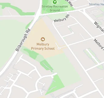 map for Melbury Primary School