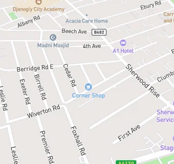 map for Corner Shop Off Licence