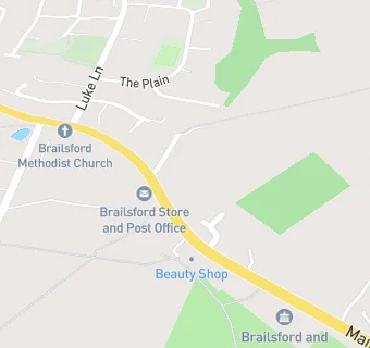 map for Brailsford Pre-School