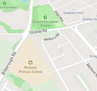 map for Melbury Infants School