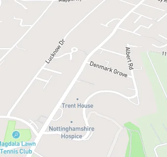 map for Nottinghamshire Hospice Ltd