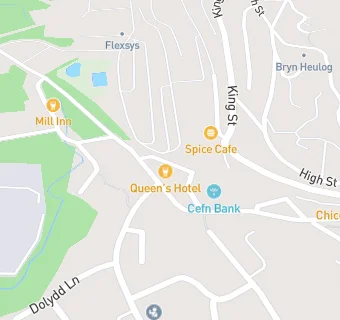 map for Queens hotel