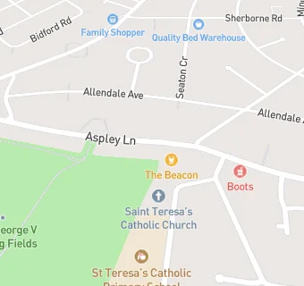 map for Aspley Lane Convenience