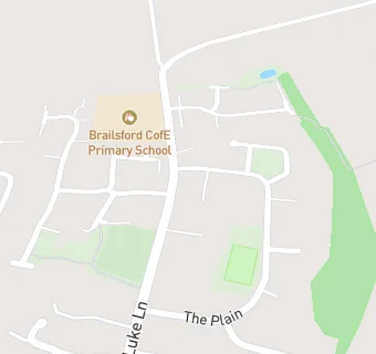 map for Brailsford Church Of England Controlled Primary