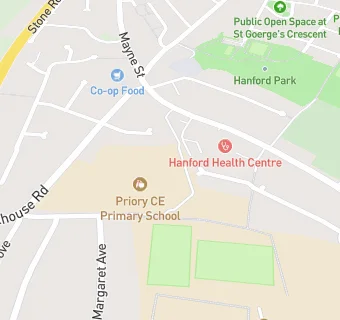 map for Priory CofE (C) Junior School