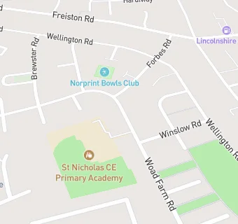 map for St Nicholas Primary School