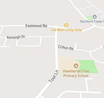 map for Hawthorn Tree County Primary