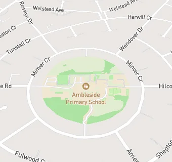 map for Ambleside Primary School