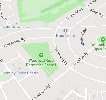 map for Woodfield Off Licence