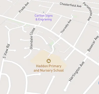 map for Haddon Primary School