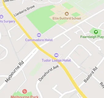 map for Tudor Lodge Hotel