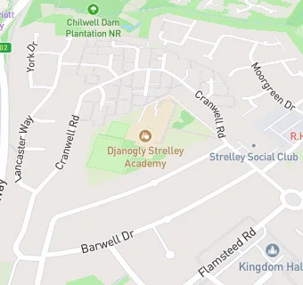 map for Djanogly Strelley Academy