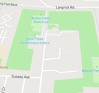 map for Peter Paine Sports Centre