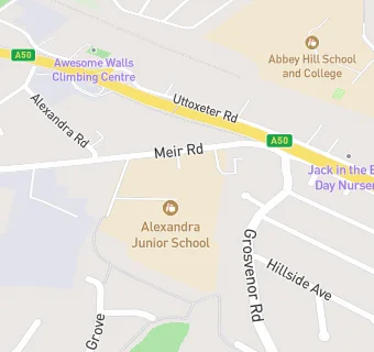 map for Alexandra Junior School