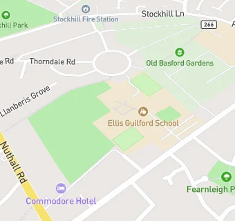 map for Ellis Guilford School