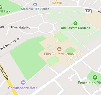 map for Ellis Guilford School