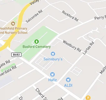 map for Sainsbury's Supermarket