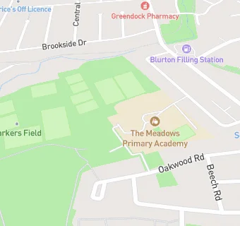 map for The Meadows Primary Academy