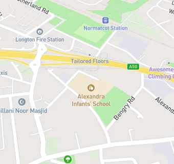 map for Alexandra Infants' School