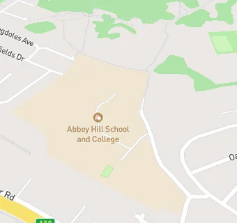 map for Abbey Hill Academy & College