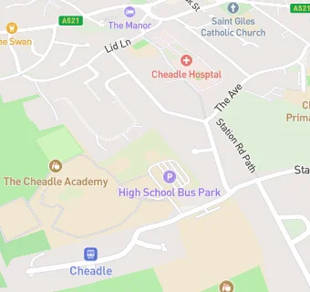 map for CHEADLE ACADEMY