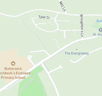 map for Butterwick Pre-School