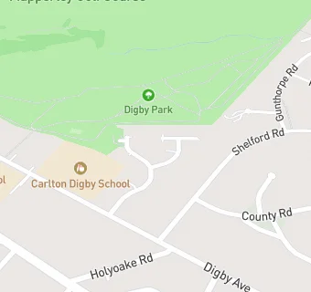 map for Arnold and Carlton College