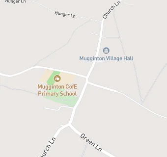 map for Mugginton CofE Primary School