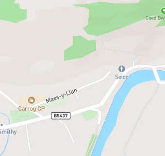 map for Ysgol Gynradd Carrog