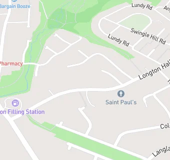 map for Longton Hall Surgery