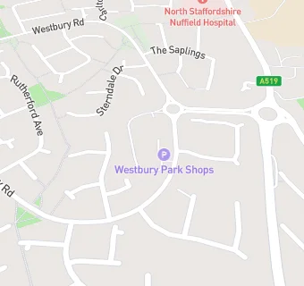 map for Westbury Pharmacy