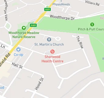 map for Elmswood Surgery