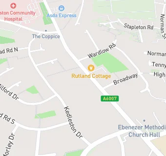 map for Rutland Manor Nursing Home