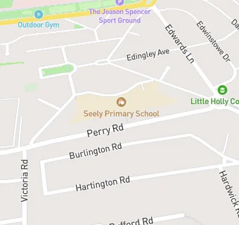 map for Seely School & Nursery