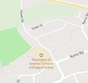 map for Heckington St Andrew's C E School