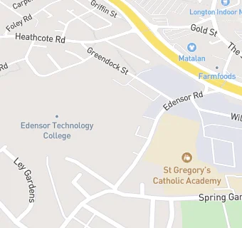 map for Edensor Technology College