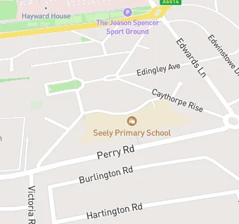 map for Seely Junior School