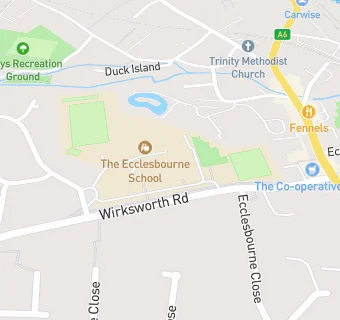 map for The Ecclesbourne School