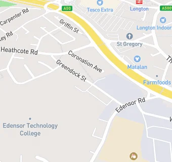 map for Willowbank Surgery Longton Branch