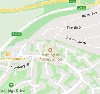 map for Mornington Primary School