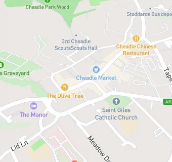 map for CHEADLE FISH BAR