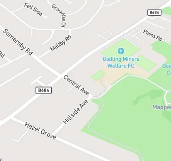 map for Mapperley Golf Club Half Way House