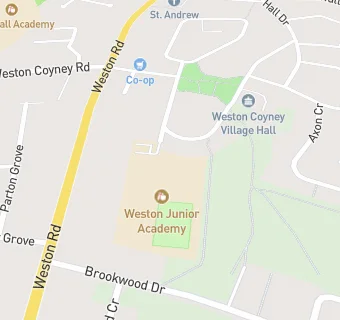 map for Weston Coyney Junior School