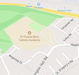 map for St Thomas More Catholic College